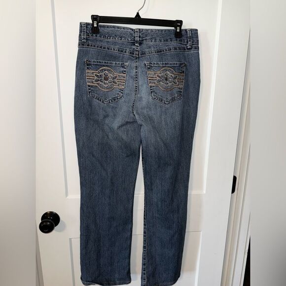 Bandolino Blue Straight Leg Jeans - Picture 3 of 8